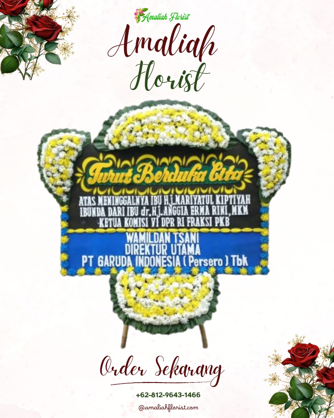 Papan Bunga Duka Buton Utara